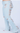 High Rise Light Denim Flare Jeans w/Distressed Back - The Fashion Unicorn