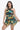Plus Size Handkerchief-Hem Swim Dress and Bottoms Set - The Fashion Unicorn