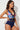 Printed Mesh Plunge One-Piece Swimsuit - The Fashion Unicorn