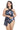 Plus Size Handkerchief-Hem Swim Dress and Bottoms Set - The Fashion Unicorn
