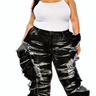 High Rise Black Heavy Washed Denim Jeans w/  Ruffled Sides - The Fashion Unicorn