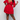 Curve Red Two Piece Shirt and Top Set - The Fashion Unicorn