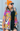Women's Colorful Graffiti Printed Jean Jacket - The Fashion Unicorn