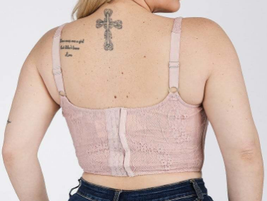 Stretch Lace Plus Corset Top - The Fashion Unicorn