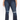 High Rise w/ Knees Sliced Dark Blue Denim Flare Jeans - The Fashion Unicorn