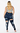 High Distressed Dark Wash Denim Shorts - The Fashion Unicorn