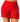 High Rise Red Distressed Jean Shorts - The Fashion Unicorn