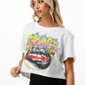 Short Sleeve SAVAGE WILD FREE Crop Top - The Fashion Unicorn