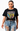 Short Sleeve Wildest Tiger Printed Black Crop Top - The Fashion Unicorn