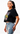 Short Sleeve Wildest Tiger Printed Black Crop Top - The Fashion Unicorn