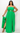 Curve Green Maxi Dress with High Slits - The Fashion Unicorn