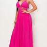 Long Maxi Dress with Crochet Middle - The Fashion Unicorn