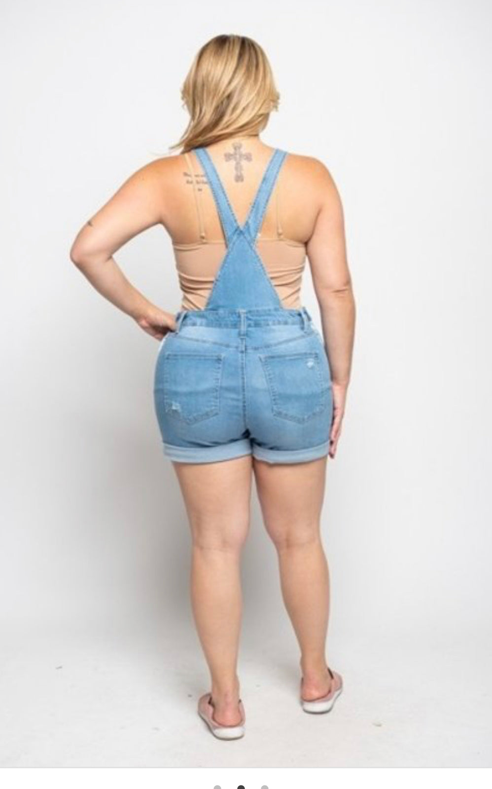 Curve Short Overalls - The Fashion Unicorn