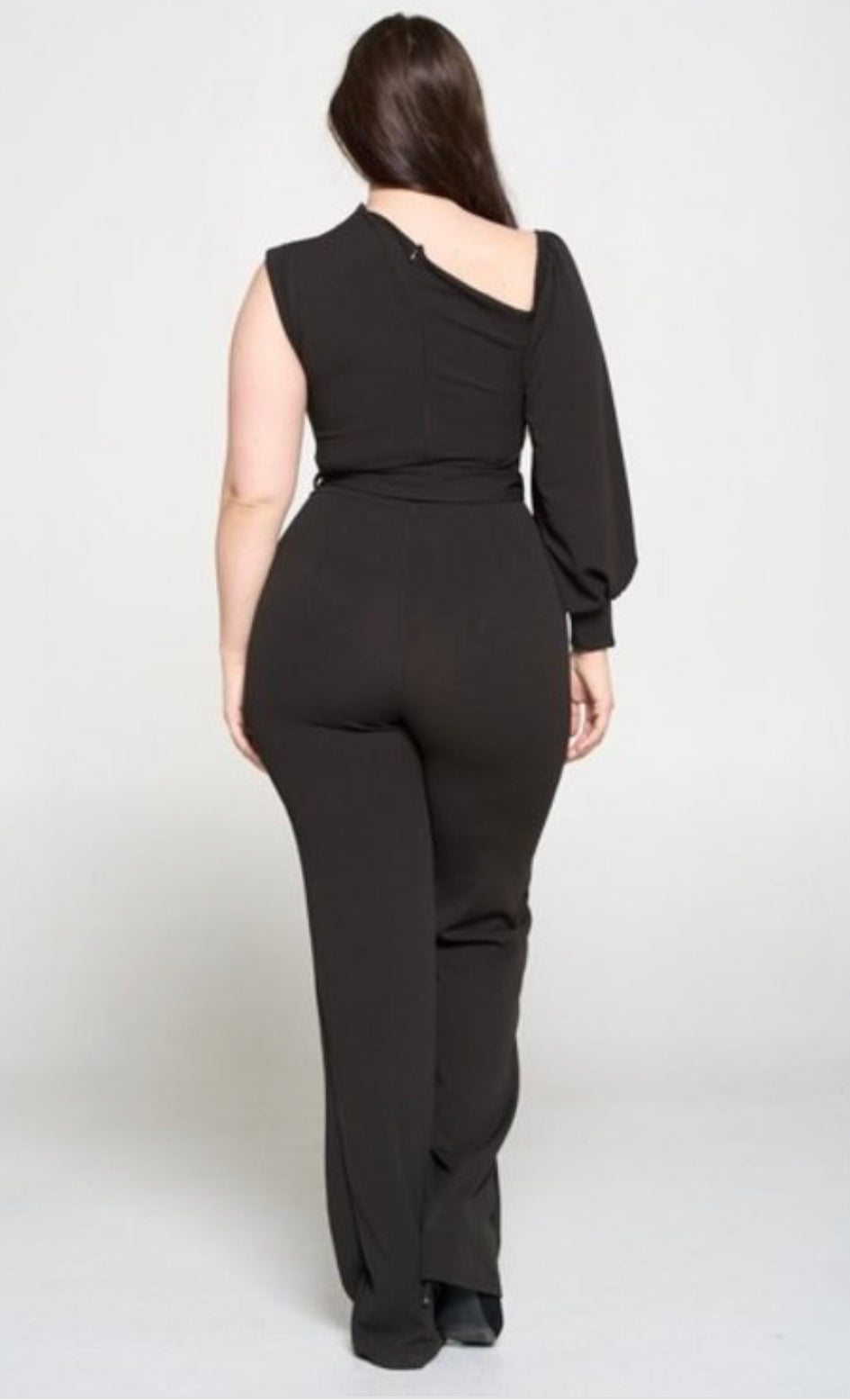 Curve One Shoulder Jumpsuit - The Fashion Unicorn