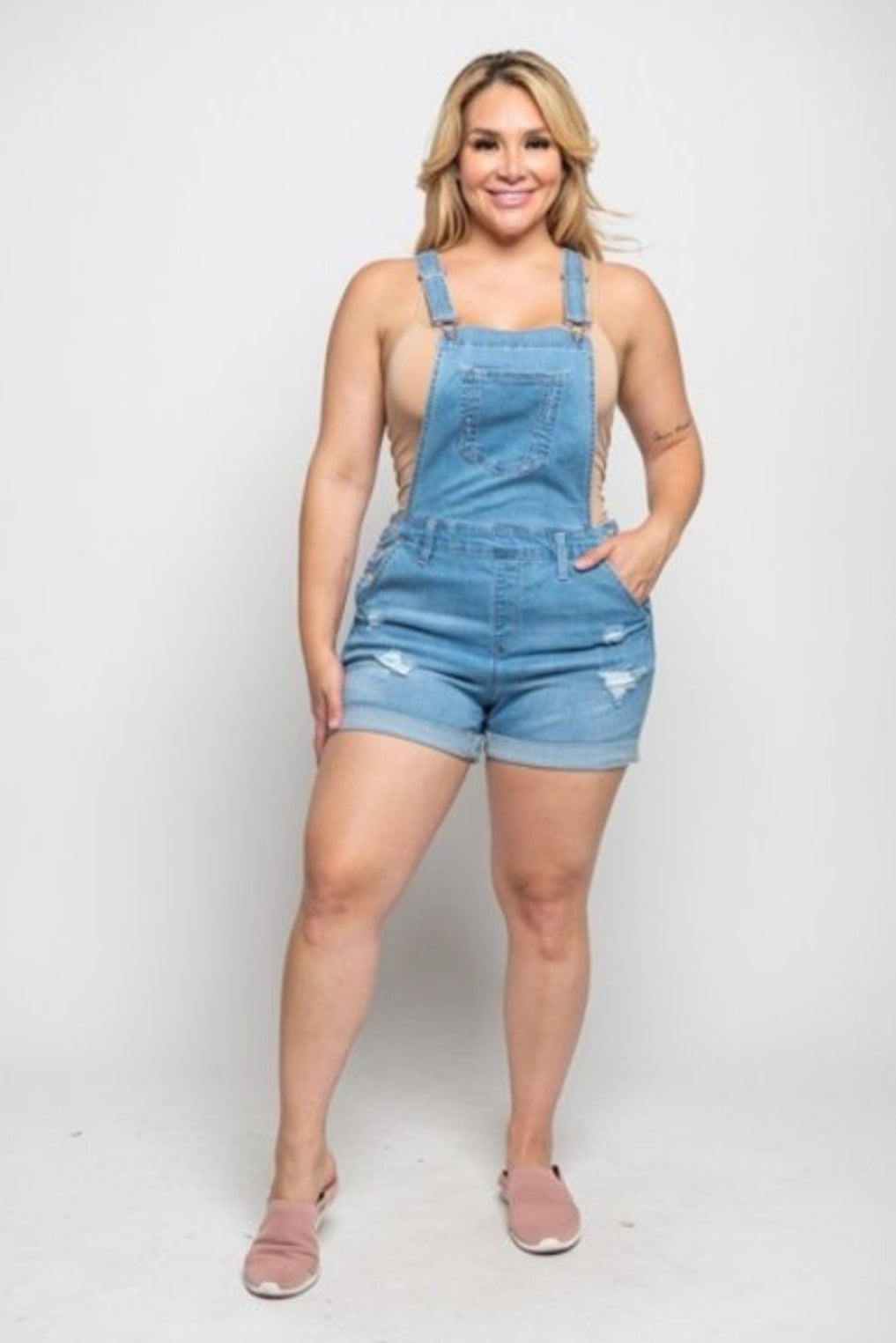 Curve Short Overalls - The Fashion Unicorn