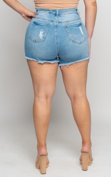 Curve Light Wash Jeans - The Fashion Unicorn