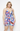 Curve Geo Print Surplice Cross Back Romper - The Fashion Unicorn