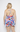 Curve Geo Print Surplice Cross Back Romper - The Fashion Unicorn