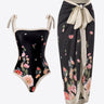Floral Tie-Shoulder Two-Piece Swim Set - The Fashion Unicorn