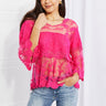 Davi & Dani Full Size Lace Oasis Top - The Fashion Unicorn