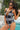 Geometric Lace-Up One-Piece Swimsuit - The Fashion Unicorn