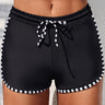 Full Size Contrast Drawstring Waist Swim Shorts - The Fashion Unicorn