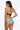 Two-Tone Fringe Trim Tied Bikini Set - The Fashion Unicorn