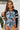 Botanical Print Zip Up Long Sleeve One-Piece Swimsuit - The Fashion Unicorn