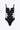 Contrast Trim Cutout Notched Neck One-Piece Swimsuit - The Fashion Unicorn