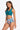 Botanical Print Halter Neck Drawstring Detail Bikini Set - The Fashion Unicorn