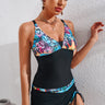 Printed Drawstring Two-Piece Swimsuit - The Fashion Unicorn