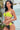 Contrast Tie Back Bikini Set - The Fashion Unicorn