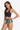 Botanical Print Halter Neck Drawstring Detail Bikini Set - The Fashion Unicorn