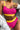 Color Block Scoop Neck Bikini Set - The Fashion Unicorn