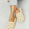 NOOK JOI Laid Back Bubble Slides in Khaki - The Fashion Unicorn