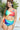 Plus Size Tie-Dye Knot Detail Two-Piece Swim Set - The Fashion Unicorn