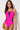 Spliced Mesh Halter Neck One-Piece Swimsuit - The Fashion Unicorn