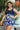 Plus Size Floral Ruched Sleeveless Swim Top - The Fashion Unicorn