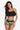 Two-Tone Ruffled Halter Neck Two-Piece Swimsuit - The Fashion Unicorn