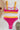 Color Block Scoop Neck Bikini Set - The Fashion Unicorn