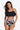 Two-Tone Ruffled Halter Neck Two-Piece Swimsuit - The Fashion Unicorn