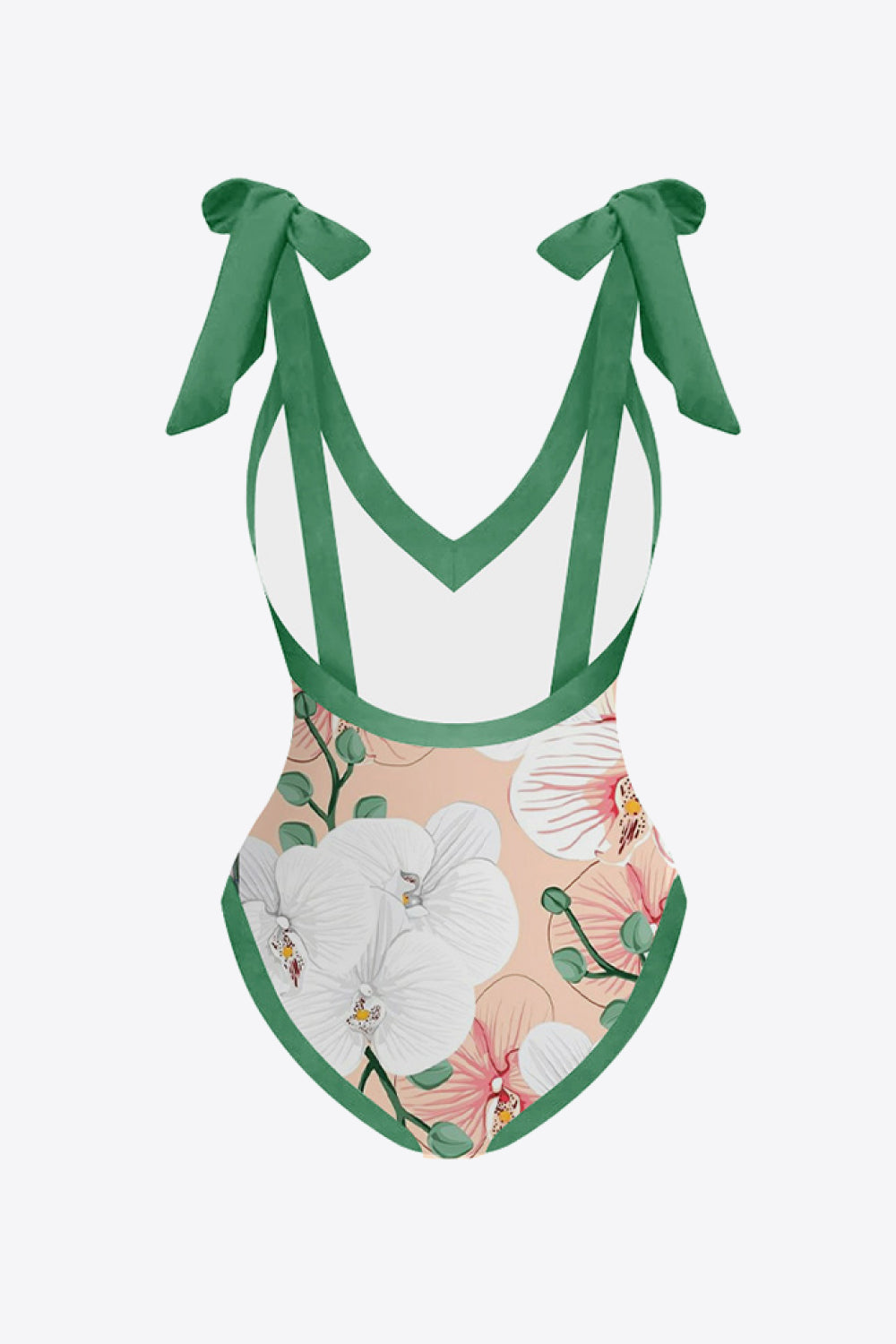 Floral V-Neck Two-Piece Swim Set - The Fashion Unicorn