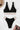 Contrast Textured High Cut Swim Set - The Fashion Unicorn