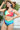 Plus Size Tie-Dye Knot Detail Two-Piece Swim Set - The Fashion Unicorn
