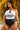 Contrast Halter Neck One-Piece Swimsuit - The Fashion Unicorn