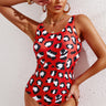 Full Size Tie-Dye Crisscross Back One-Piece Swimsuit - The Fashion Unicorn