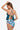 Botanical Print Ruffled Halter Neck Two-Piece Swimsuit - The Fashion Unicorn