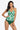 Printed Ruffled Halter Neck One-Piece Swimsuit - The Fashion Unicorn