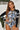 Botanical Print Zip Up Long Sleeve One-Piece Swimsuit - The Fashion Unicorn