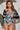 Botanical Print Zip Up Long Sleeve One-Piece Swimsuit - The Fashion Unicorn
